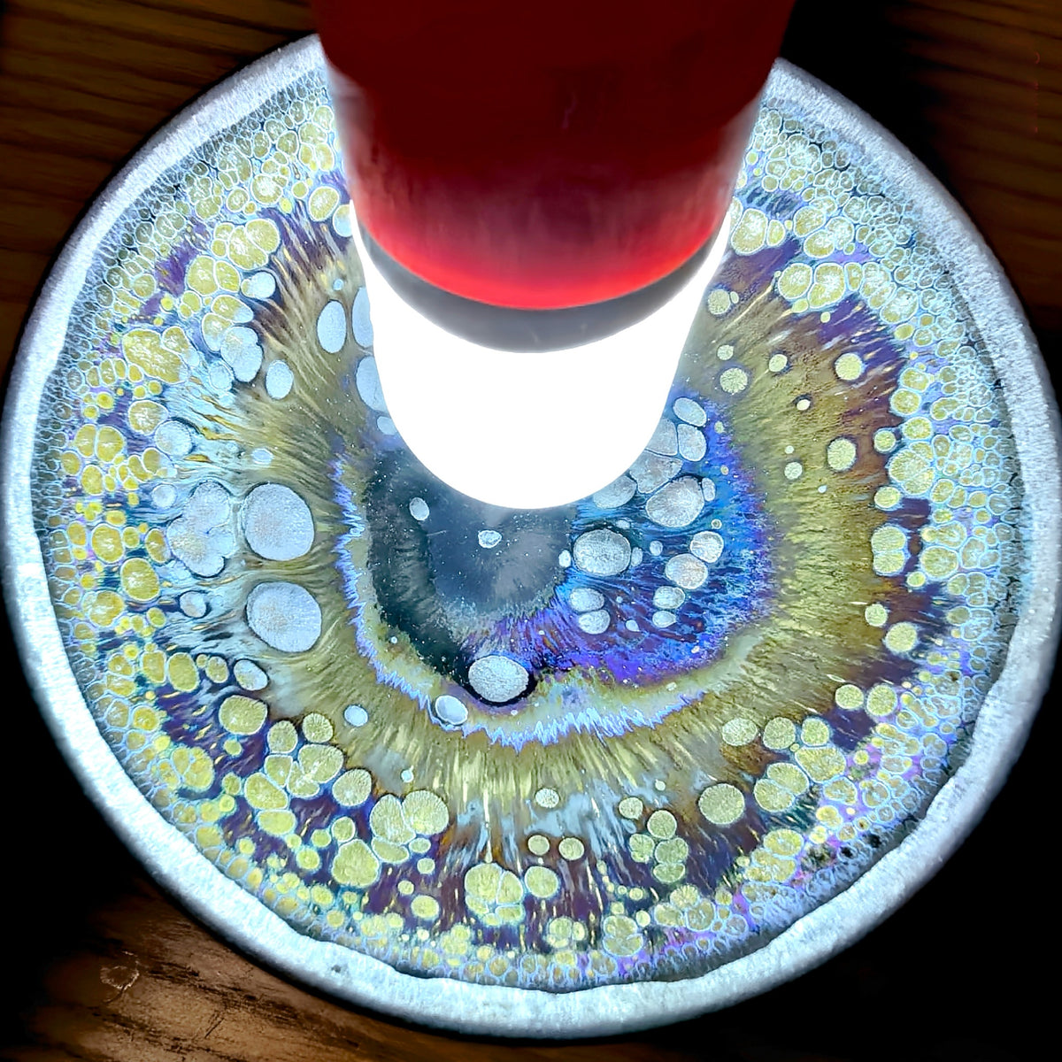 Aurora Chalice of Valhalla wide-mouth Yohen Jian Zhan Tea Cup