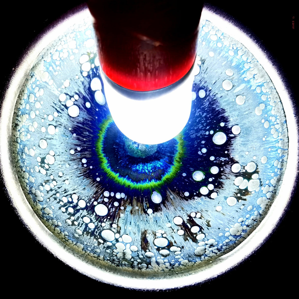 Aurora of Asgard tied-mouth Yohen Jian Zhan Tea Cup