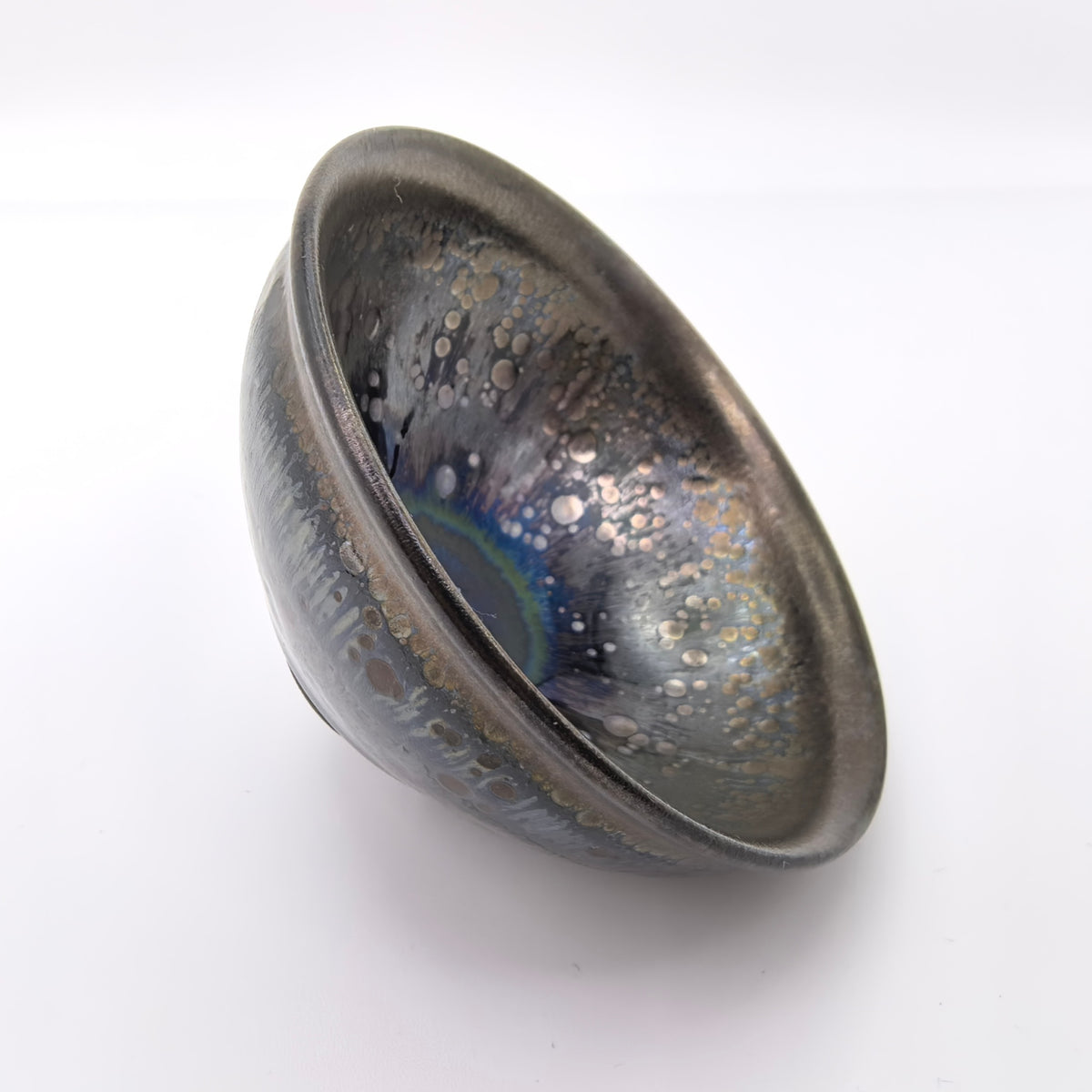 Aurora of Asgard tied-mouth Yohen Jian Zhan Tea Cup