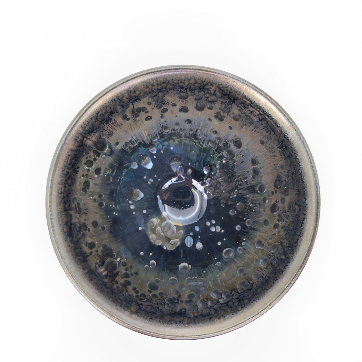 Nebula of Olympus tied-mouth Yohen Jian Zhan Tea Cup