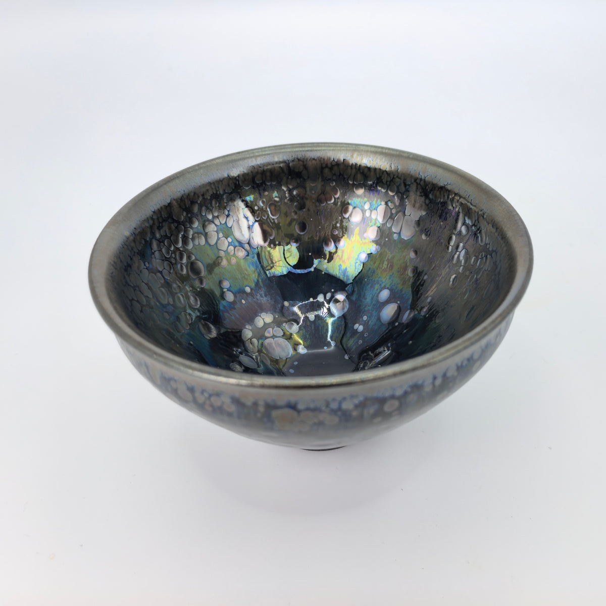 Nebula of Olympus tied-mouth Yohen Jian Zhan Tea Cup
