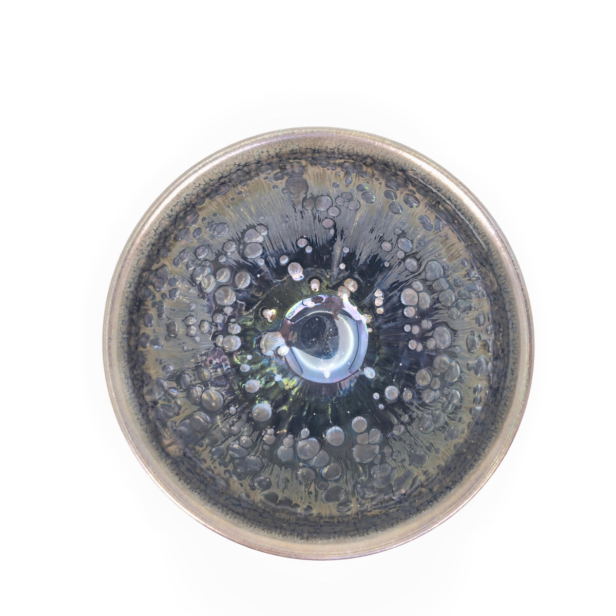 Rainbow Chalice of Asgard tied-mouth Yohen Jian Zhan Tea Cup