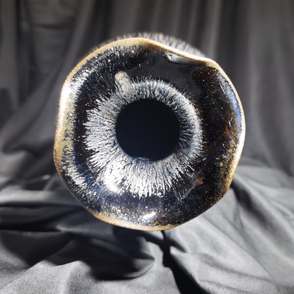 Lapis Lazuli of the Night oil-spot plum-blossom-mouth Yuhuchun vase