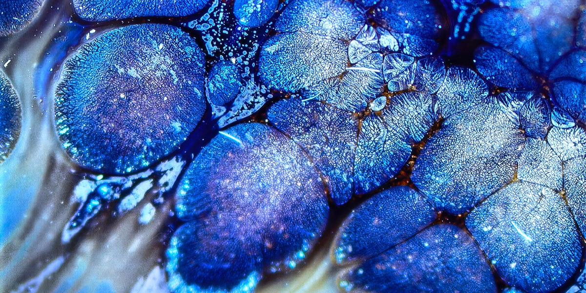 Nebula of Olympus tied-mouth Yohen Jian Zhan Tea Cup