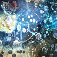 Nebula of Olympus tied-mouth Yohen Jian Zhan Tea Cup