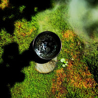 Odin's Sapphire Gaze tied-mouth Yohen Jian Zhan Tea Cup