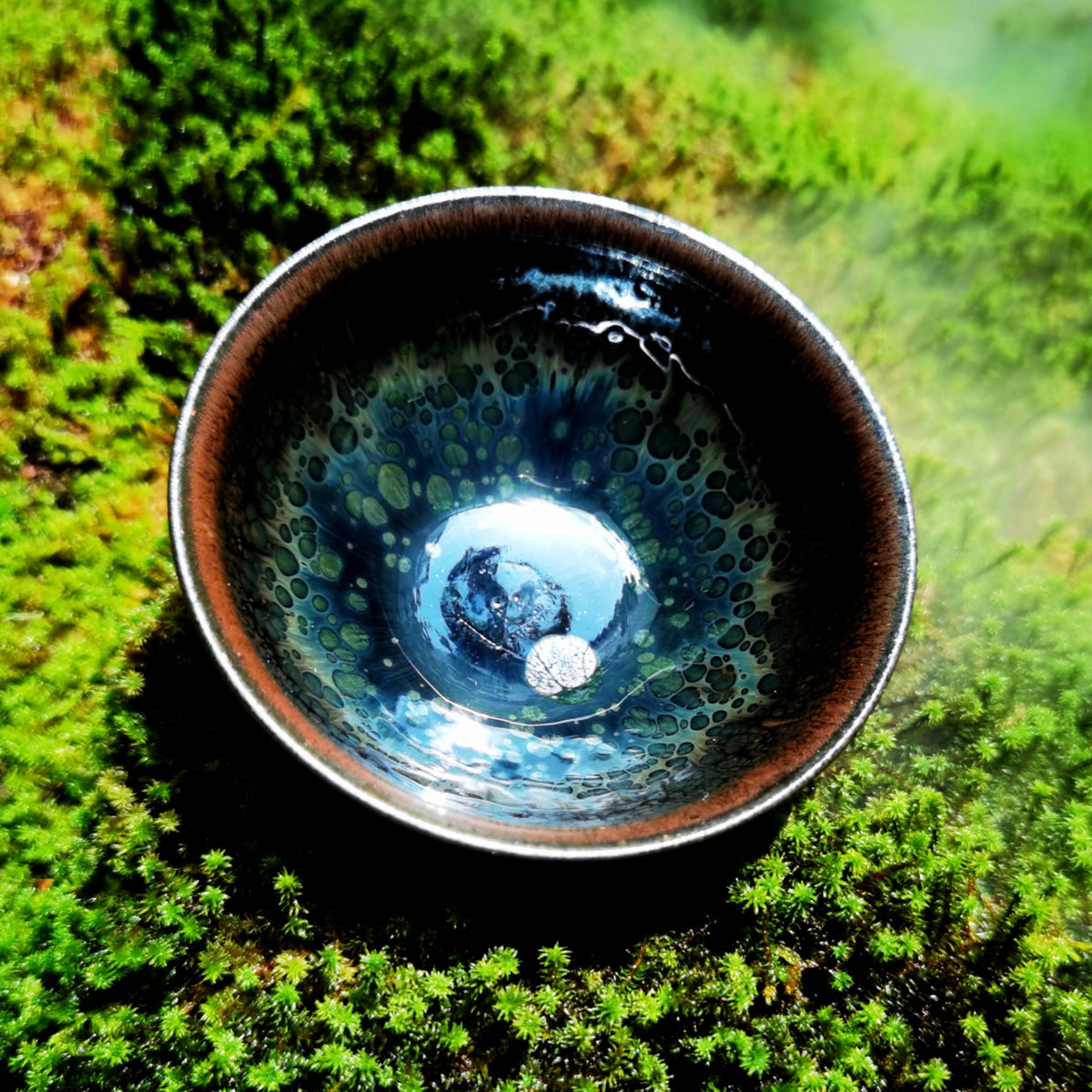 Pandora's Celestial Beads tied-mouth Yohen Jian Zhan Tea Cup