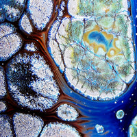 Poseidon's Oceanic Gems tied-mouth Yohen Jian Zhan Tea Cup