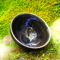 Starry Chalice of Valhalla tied-mouth Yohen Jian Zhan Tea Cup